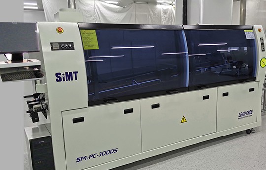 雙麵混裝板過波峰焊時紅膠掉件原因